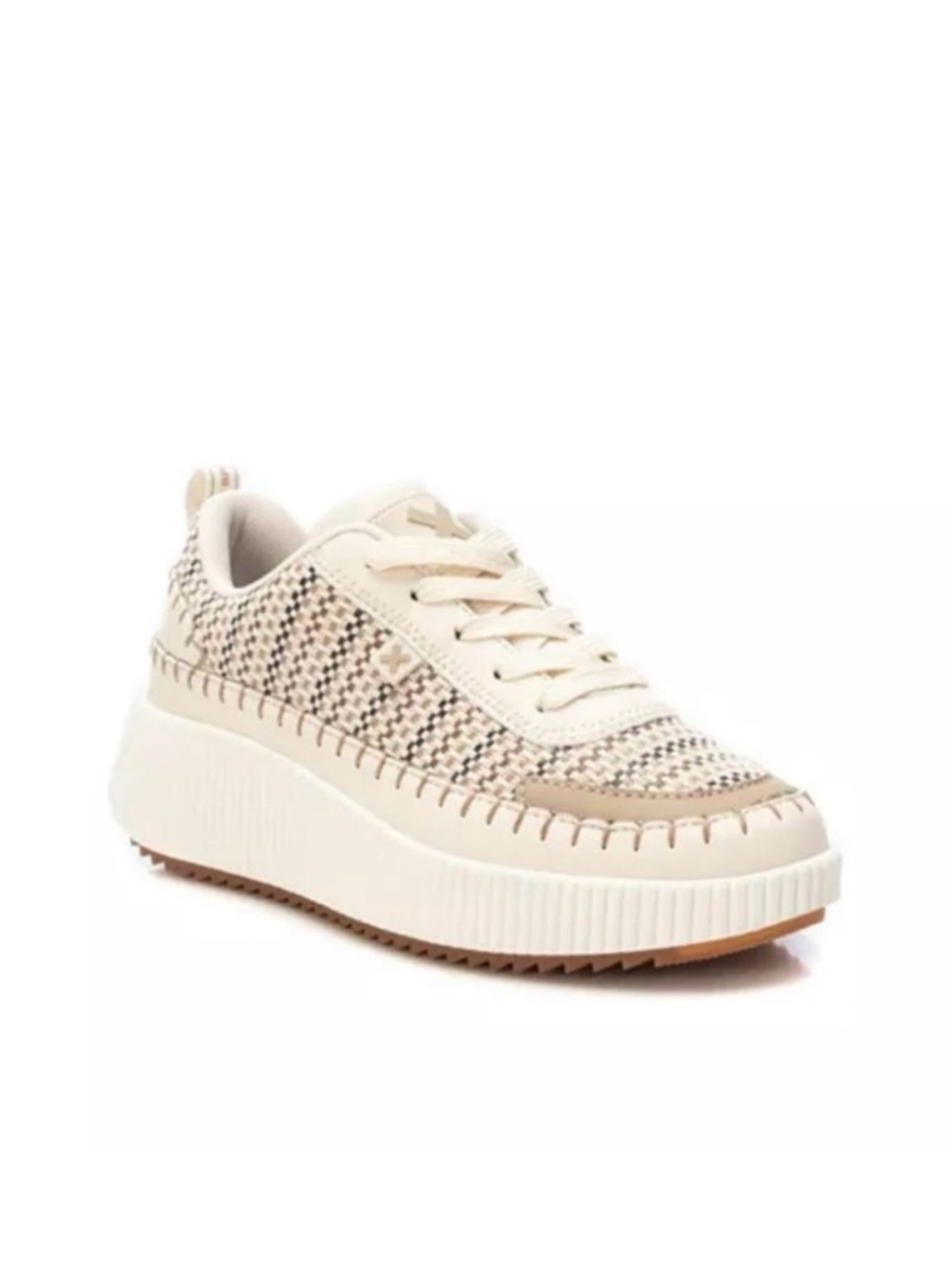 XTI Platform Sneakers, Women’s Size 6 Cream - Chunky Sole, Breathable - NWT - Picture 6 of 13